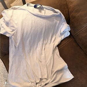 Blue Rain Soft Light Blue Short Sleeve Top